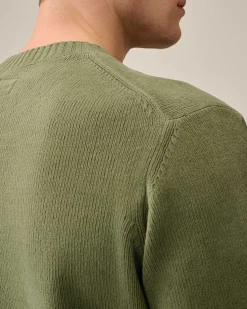 C.P. Company Chenille Cotton Knit Agave Green Cheap