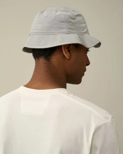 C.P. Company Chrome-R Bucket Hat Drizzle Grey Outlet