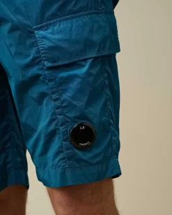 C.P. Company Chrome-R Cargo Shorts Ink Blue Flash Sale