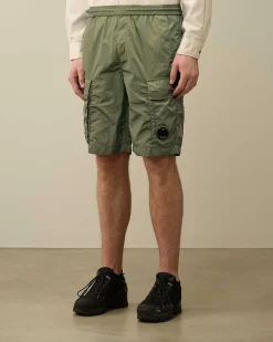 C.P. Company Chrome-R Cargo Shorts Agave Green Fashion