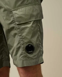 C.P. Company Chrome-R Cargo Shorts Agave Green Fashion