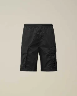 C.P. Company Chrome-R Cargo Shorts Total Eclipse-Blue Sale