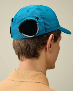 C.P. Company Chrome-R Goggle Cap Ink Blue Shop