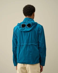 C.P. Company Chrome-R Goggle Utility Jacket Ink Blue New