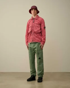 C.P. Company Chrome-R Hooded Overshirt Red Bud Online