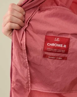 C.P. Company Chrome-R Hooded Overshirt Red Bud Online