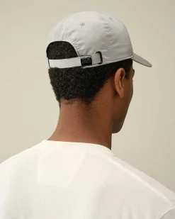 C.P. Company Chrome-R Logo Cap Drizzle Grey Outlet