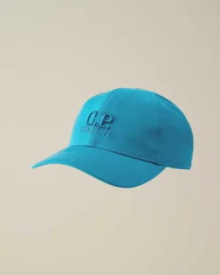 C.P. Company Chrome-R Logo Cap Ink Blue Store