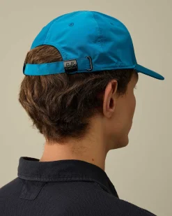 C.P. Company Chrome-R Logo Cap Ink Blue Store
