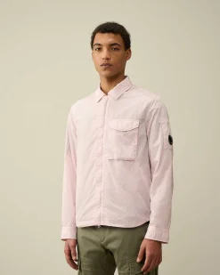 C.P. Company Chrome-R Pocket Overshirt Heavenly Pink Discount