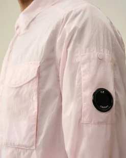 C.P. Company Chrome-R Pocket Overshirt Heavenly Pink Discount