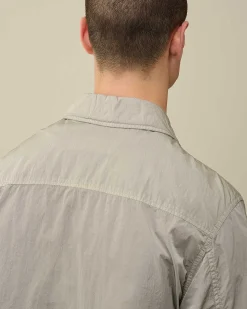 C.P. Company Chrome-R Pocket Overshirt Drizzle Grey Clearance