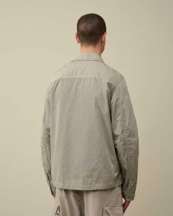 C.P. Company Chrome-R Pocket Overshirt Drizzle Grey Clearance
