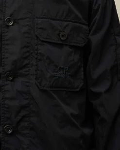 C.P. Company Chrome-R Pocket Overshirt Total Eclipse-Blue Best