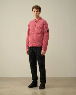 C.P. Company Chrome-R Pocket Overshirt Red Bud Best Sale