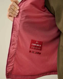 C.P. Company Chrome-R Pocket Overshirt Red Bud Best Sale