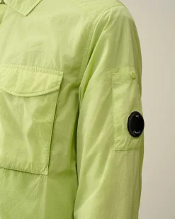 C.P. Company Chrome-R Pocket Overshirt White Pear Flash Sale