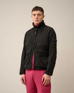 C.P. Company Chrome-R Zipped Jacket Black New