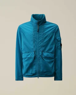 C.P. Company Chrome-R Zipped Jacket Ink Blue Flash Sale