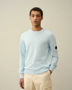 C.P. Company Cotton Crepe Jumper Starlight Blue Store