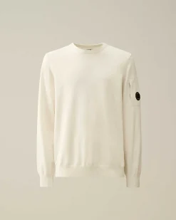 C.P. Company Cotton Crepe Jumper Gauze White Fashion