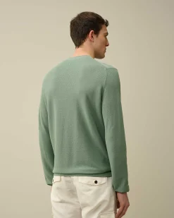 C.P. Company Cotton Crepe Knit Green Bay Cheap