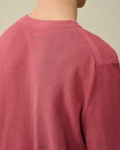 C.P. Company Cotton Crepe Knit Red Bud Best Sale