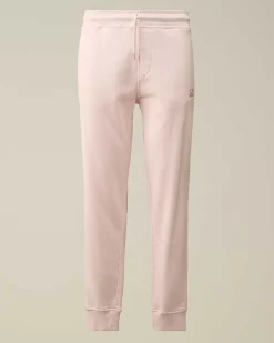 C.P. Company Cotton Diagonal Fleece Sweatpants Heavenly Pink Best