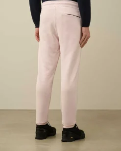 C.P. Company Cotton Diagonal Fleece Sweatpants Heavenly Pink Best