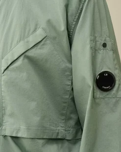 C.P. Company Cotton Rip-Stop Pocket Shirt Green Bay Outlet