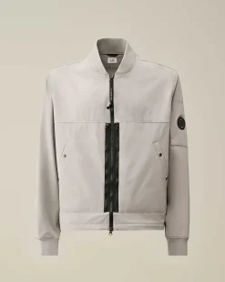 C.P. Company C.P. Shell-R Bomber Jacket Drizzle Grey Clearance