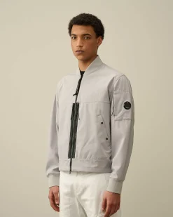 C.P. Company C.P. Shell-R Bomber Jacket Drizzle Grey Clearance