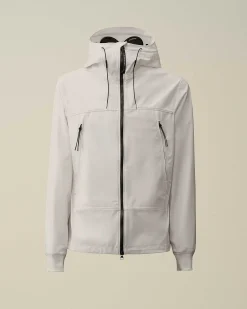 C.P. Company C.P. Shell-R Goggle Jacket Drizzle Grey Discount
