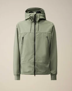 C.P. Company C.P. Shell-R Goggle Jacket Agave Green Fashion