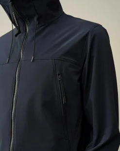 C.P. Company C.P. Shell-R Goggle Jacket Total Eclipse-Blue Outlet