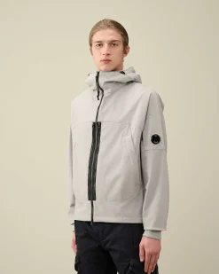 C.P. Company C.P. Shell-R Hooded Jacket Drizzle Grey Online