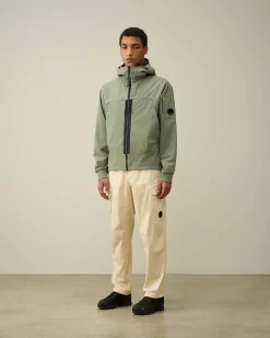 C.P. Company C.P. Shell-R Hooded Jacket Agave Green Flash Sale