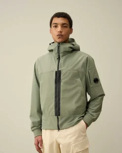 C.P. Company C.P. Shell-R Hooded Jacket Agave Green Flash Sale