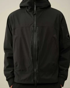C.P. Company C.P. Shell-R Hooded Jacket Black Fashion