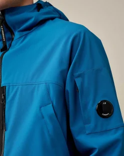 C.P. Company C.P. Shell-R Hooded Jacket Ink Blue Clearance