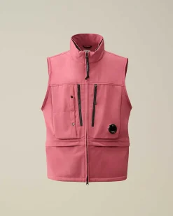 C.P. Company C.P. Shell-R Utility Vest Red Bud Clearance