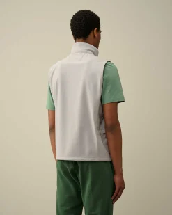 C.P. Company C.P. Shell-R Utility Vest Drizzle Grey Clearance