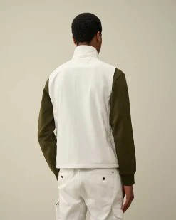 C.P. Company C.P. Shell-R Utility Vest Gauze White Sale