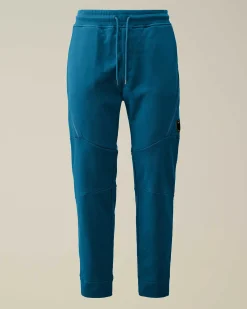 C.P. Company Diagonal Raised Fleece Sweatpants Ink Blue Best