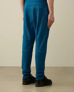 C.P. Company Diagonal Raised Fleece Sweatpants Ink Blue Best