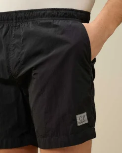 C.P. Company Eco-Chrome R Short Swim Shorts Total Eclipse-Blue Best