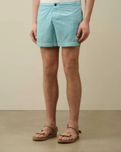 C.P. Company Eco-Chrome R Swim Shorts Starlight Blue Outlet
