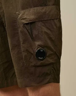 C.P. Company Eco-Chrome R Utility Swim Shorts Ivy Green Cheap