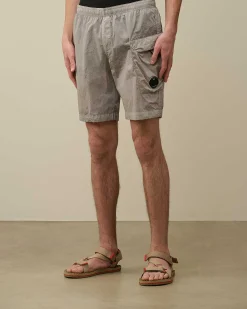 C.P. Company Eco-Chrome R Utility Swim Shorts Drizzle Grey Sale