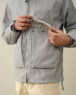 C.P. Company 50 Fili Gum Mixed Explorer Jacket Drizzle Grey Best Sale